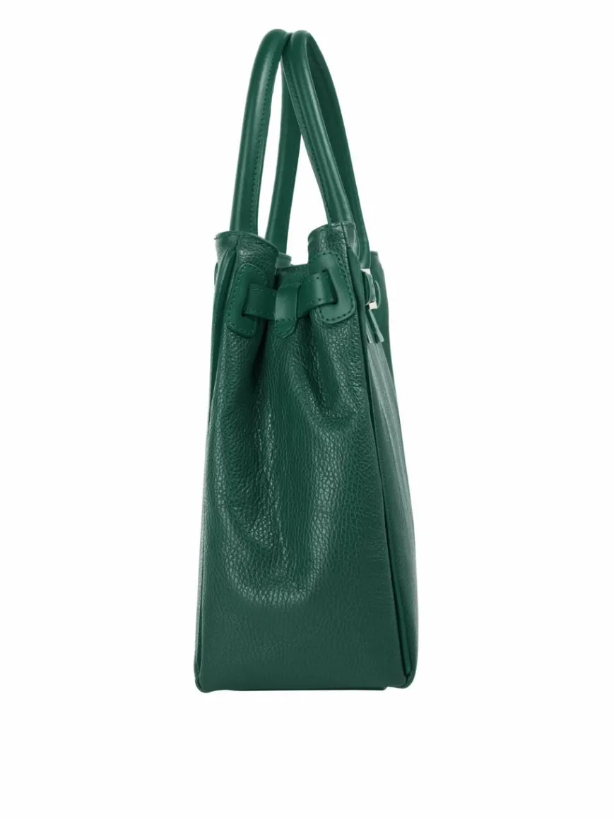Cluty Taschen & Rucksäcke*Damen Handtasche grün uni