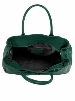 Cluty Taschen & Rucksäcke*Damen Handtasche grün uni