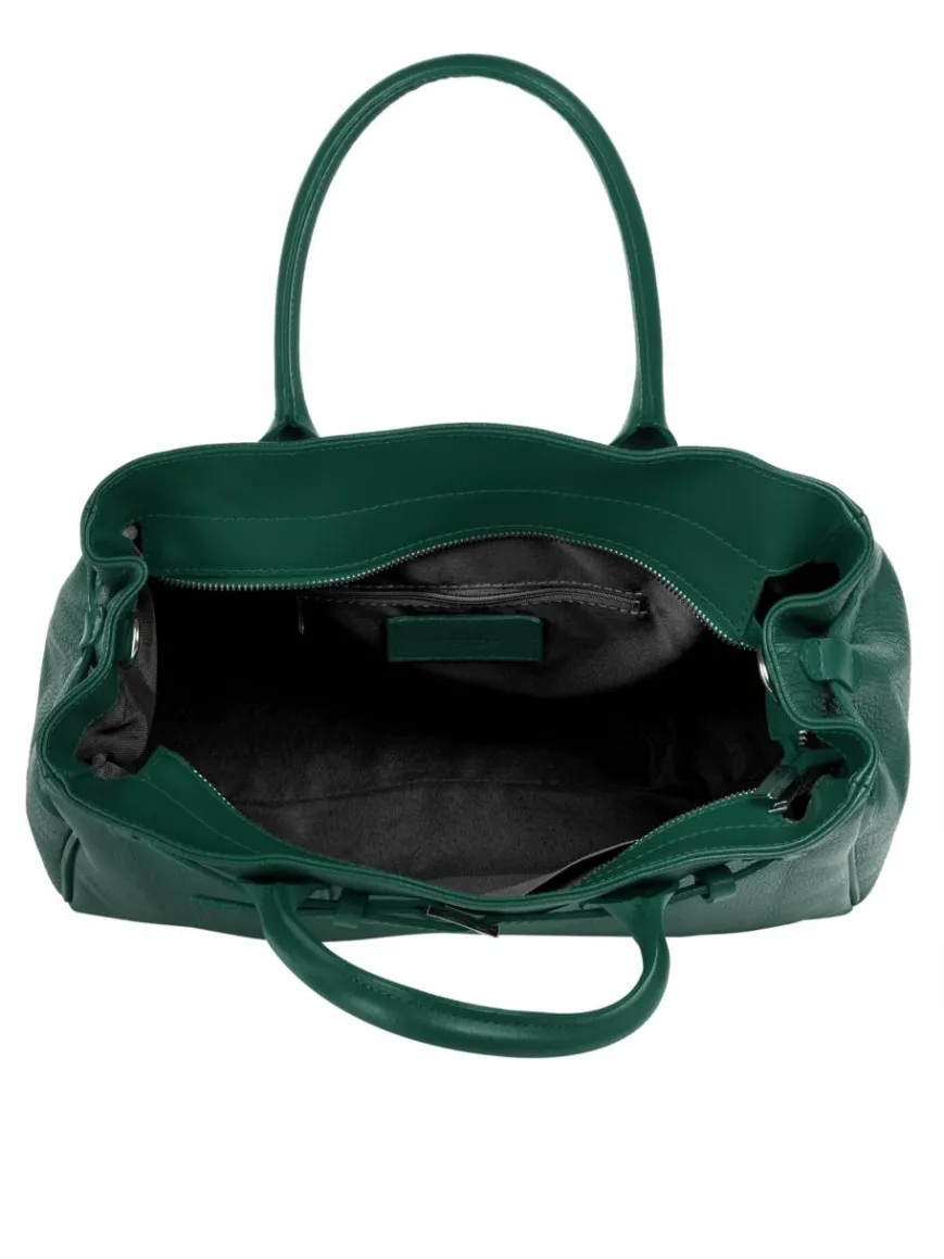 Cluty Taschen & Rucksäcke*Damen Handtasche grün uni