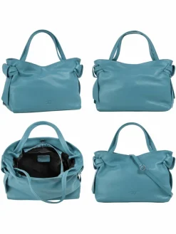Samantha Look Taschen & Rucksäcke*Damen Handtasche hellblau uni