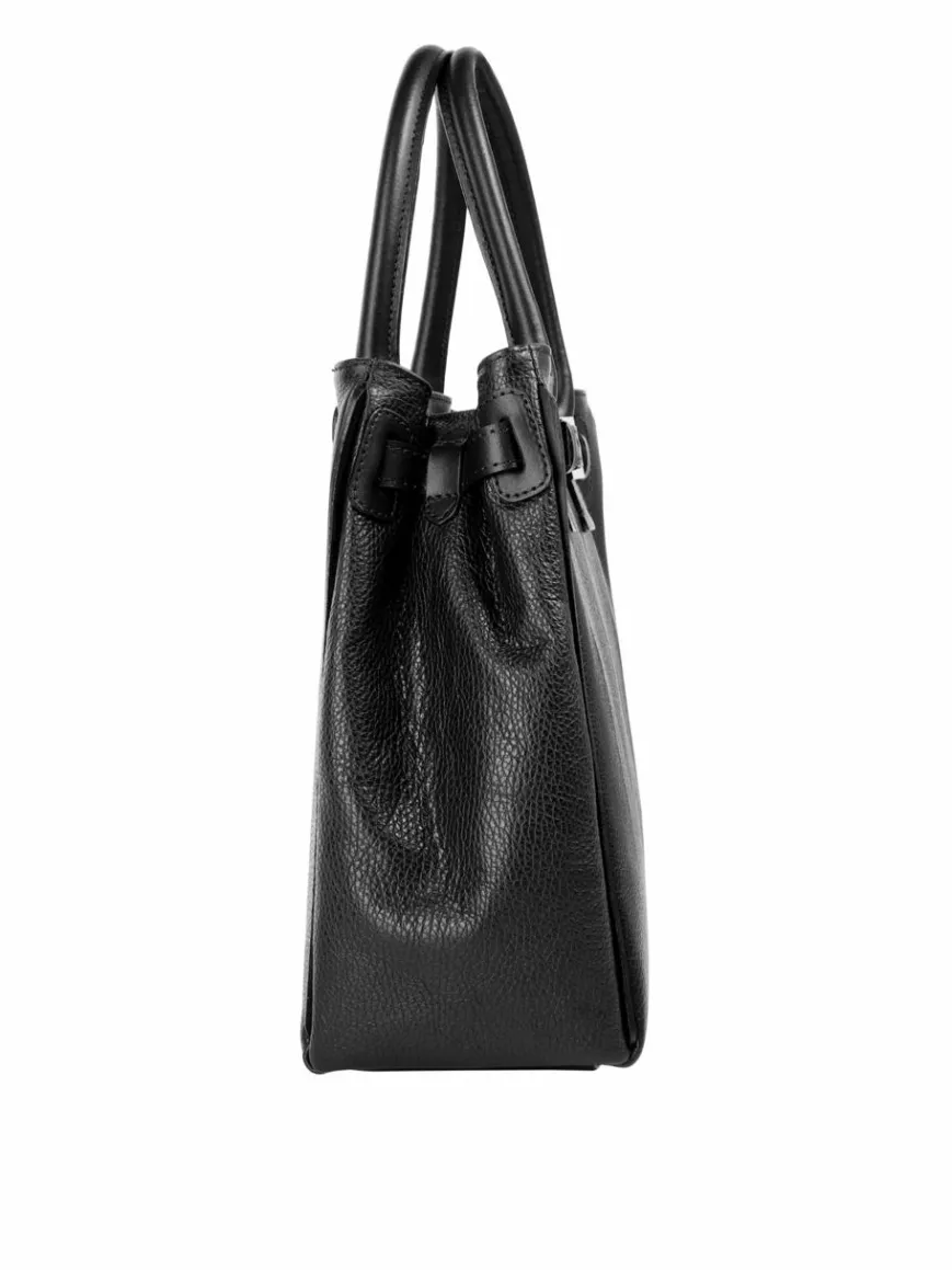 Cluty Taschen & Rucksäcke*Damen Handtasche schwarz uni