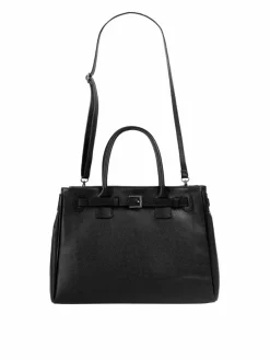 Cluty Taschen & Rucksäcke*Damen Handtasche schwarz uni