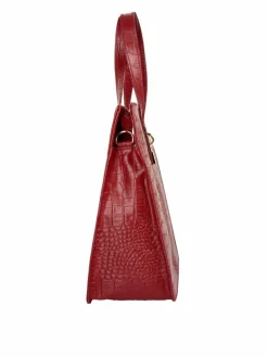 Cluty Taschen & Rucksäcke*Damen Handtasche rot uni