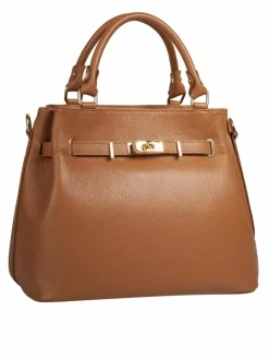 Samantha Look Taschen & Rucksäcke*Damen Handtasche cognac uni