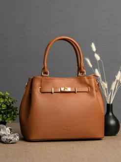 Samantha Look Taschen & Rucksäcke*Damen Handtasche cognac uni