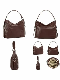 Samantha Look Taschen & Rucksäcke*Damen Handtasche braun uni