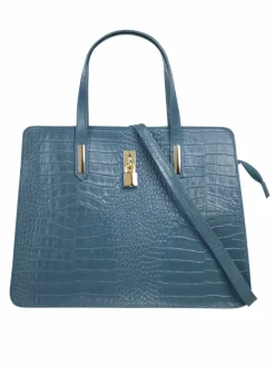 Cluty Taschen & Rucksäcke*Damen Handtasche blau uni