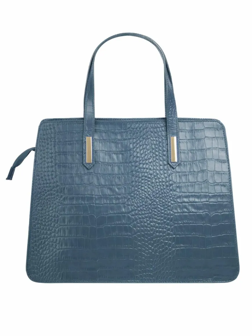 Cluty Taschen & Rucksäcke*Damen Handtasche blau uni