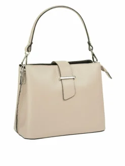 Cluty Taschen & Rucksäcke*Damen Handtasche beige uni