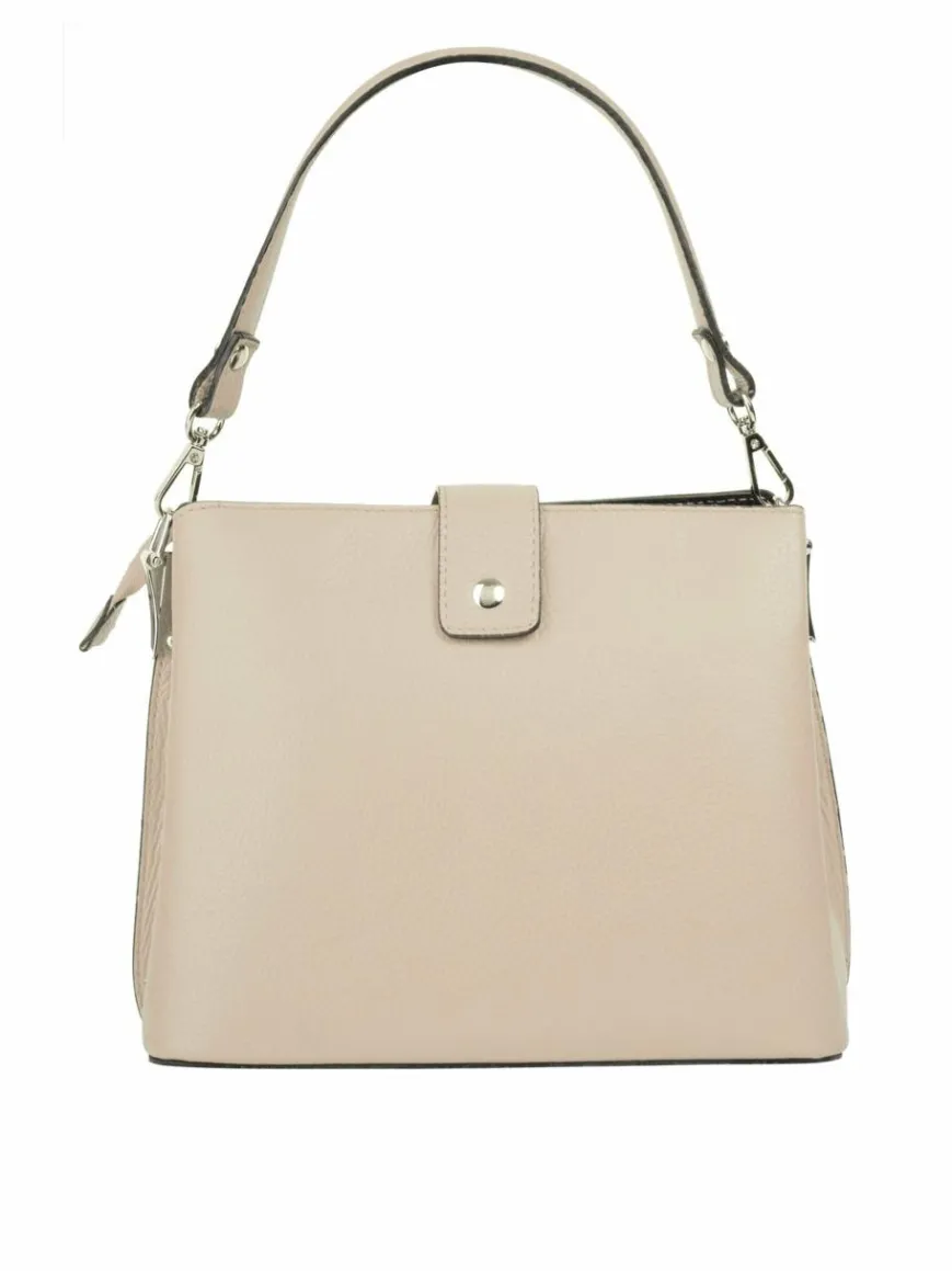 Cluty Taschen & Rucksäcke*Damen Handtasche beige uni
