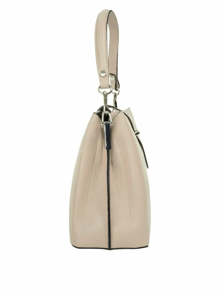 Cluty Taschen & Rucksäcke*Damen Handtasche beige uni