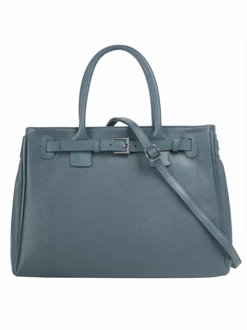 Cluty Taschen & Rucksäcke*Damen Handtasche blau uni