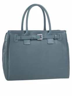 Cluty Taschen & Rucksäcke*Damen Handtasche blau uni