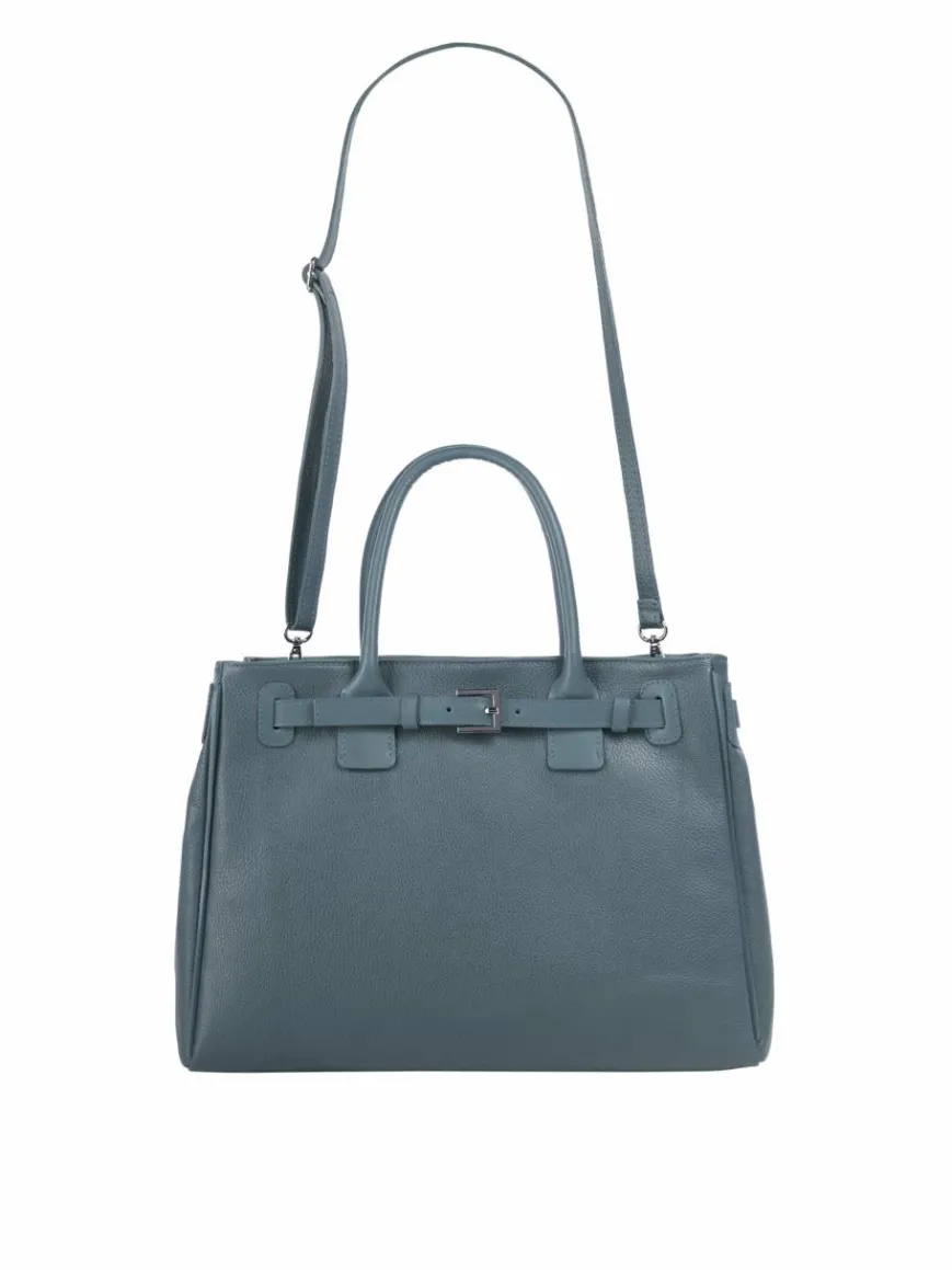 Cluty Taschen & Rucksäcke*Damen Handtasche blau uni