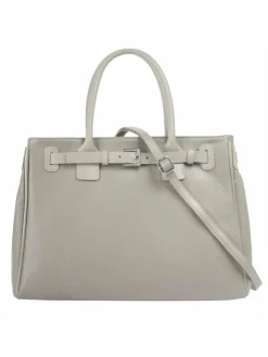 Cluty Taschen & Rucksäcke*Damen Handtasche grau uni