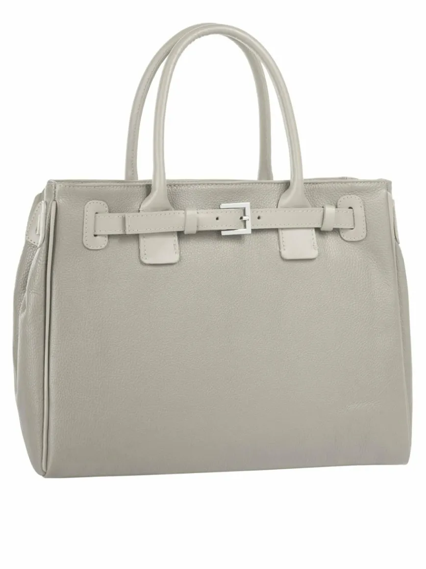 Cluty Taschen & Rucksäcke*Damen Handtasche grau uni