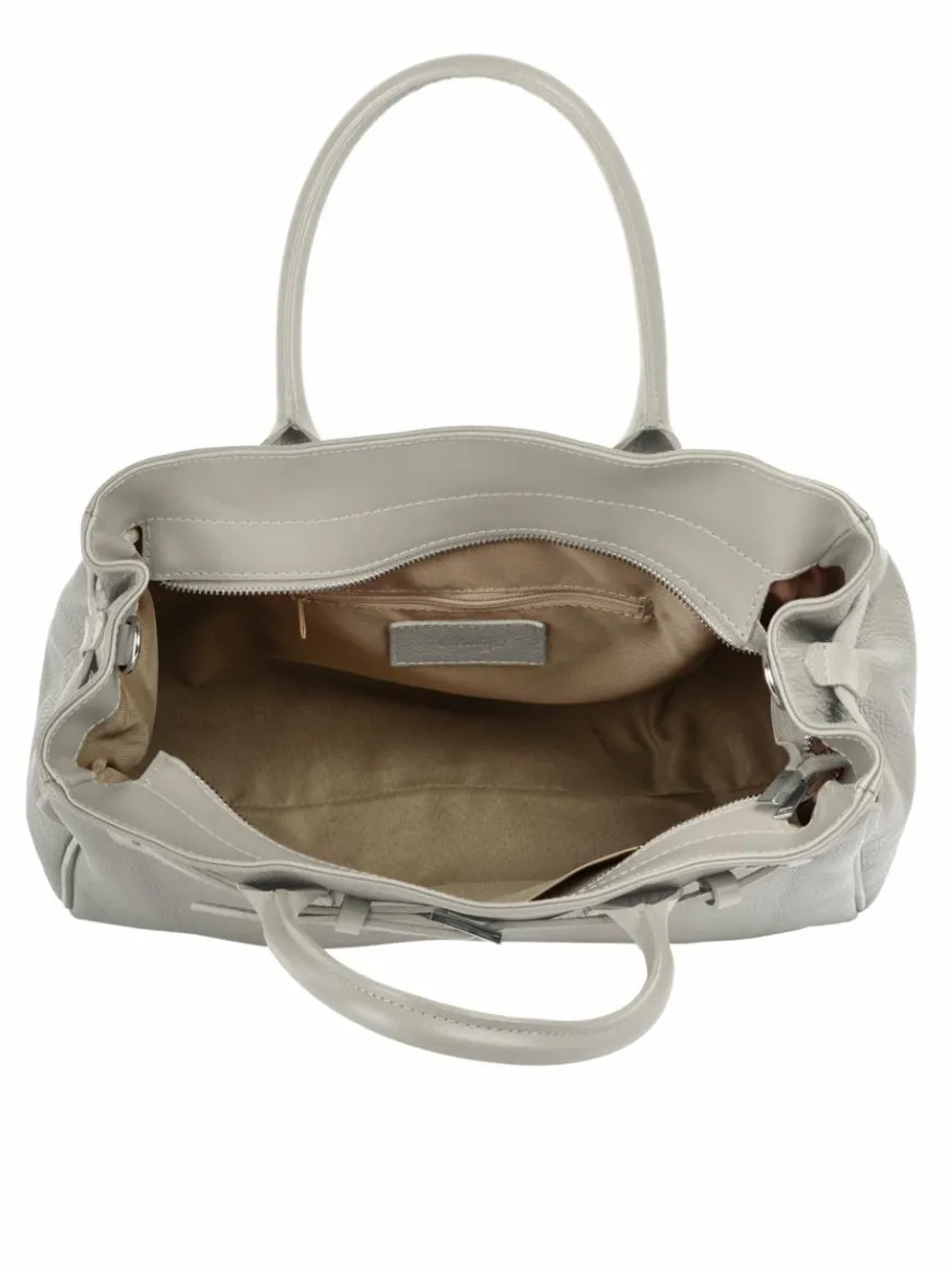 Cluty Taschen & Rucksäcke*Damen Handtasche grau uni