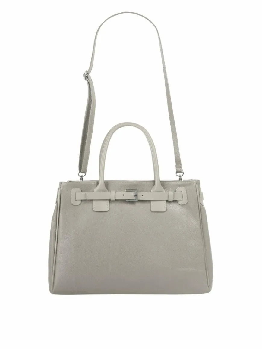 Cluty Taschen & Rucksäcke*Damen Handtasche grau uni