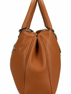 GUESS Taschen & Rucksäcke*Damen Handtasche - Calebra Status SAT braun uni