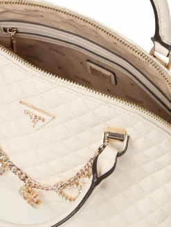 GUESS Taschen & Rucksäcke*Damen Handtasche - Everlee ecru uni