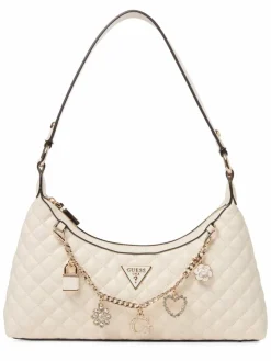 GUESS Taschen & Rucksäcke*Damen Handtasche - Everlee ecru uni