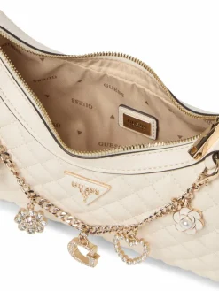 GUESS Taschen & Rucksäcke*Damen Handtasche - Everlee ecru uni