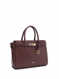 L.Credi Taschen & Rucksäcke*Damen Handtasche - Konstanze bordeaux uni