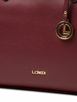 L.Credi Taschen & Rucksäcke*Damen Handtasche - Konstanze bordeaux uni