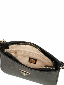 GUESS Taschen & Rucksäcke*Damen Handtasche - Noelle II Mini Top Zip SHB schwarz uni