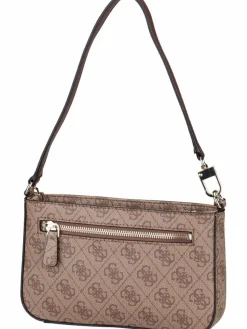 GUESS Taschen & Rucksäcke*Damen Handtasche - Noelle II Mini Top Zip SHB 72720 Logo braun uni