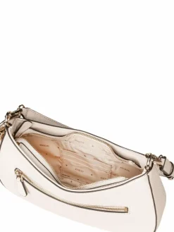 GUESS Taschen & Rucksäcke*Damen Handtasche - Noelle II Top Zip SHB beige uni