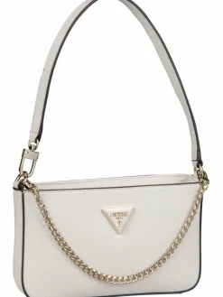 GUESS Taschen & Rucksäcke*Damen Handtasche - Noelle II Mini Top Zip SHB beige uni