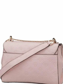 GUESS Taschen & Rucksäcke*Damen Handtasche - Phoebe Conv XBody Flap 65210 Logo rosa uni