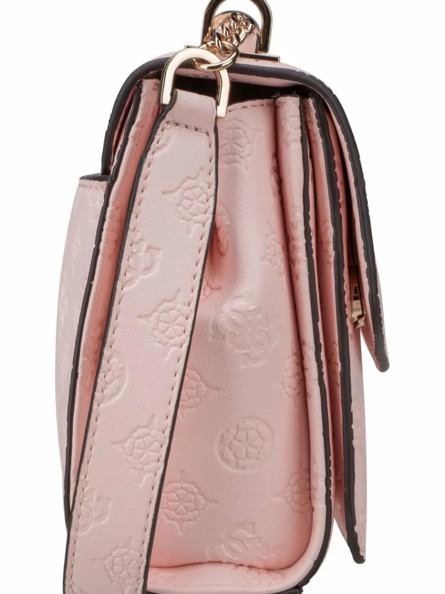 GUESS Taschen & Rucksäcke*Damen Handtasche - Phoebe Conv XBody Flap 65210 Logo rosa uni