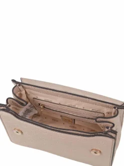 GUESS Taschen & Rucksäcke*Damen Handtasche - Phoebe Conv XBody Flap 65210 Logo taupe uni