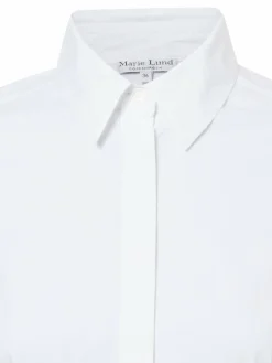 Marie Lund Blusen*Damen Hemdbluse weiß uni