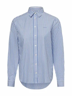 Gant Blusen*Damen Hemdbluse blau weiß gestreift