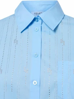 Liu Jo Collection Blusen*Damen Hemdbluse hellblau uni