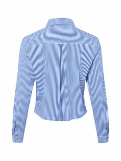 Marie Lund Blusen*Damen Hemdbluse royal weiß gestreift