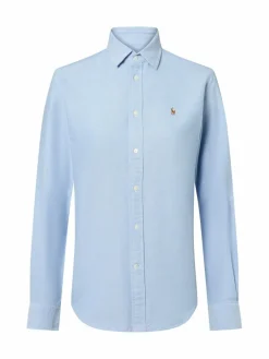 Polo Ralph Lauren Blusen*Damen Hemdbluse hellblau meliert