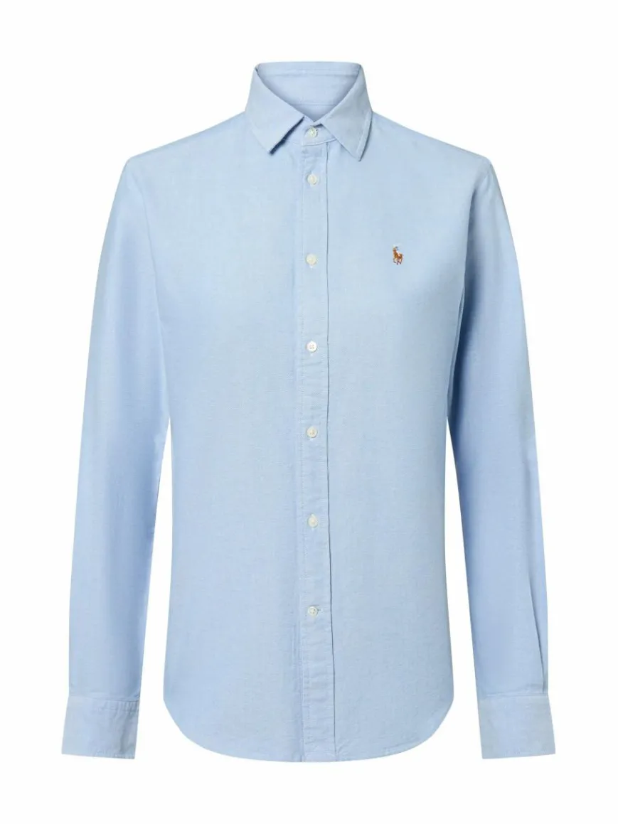 Polo Ralph Lauren Blusen*Damen Hemdbluse hellblau meliert