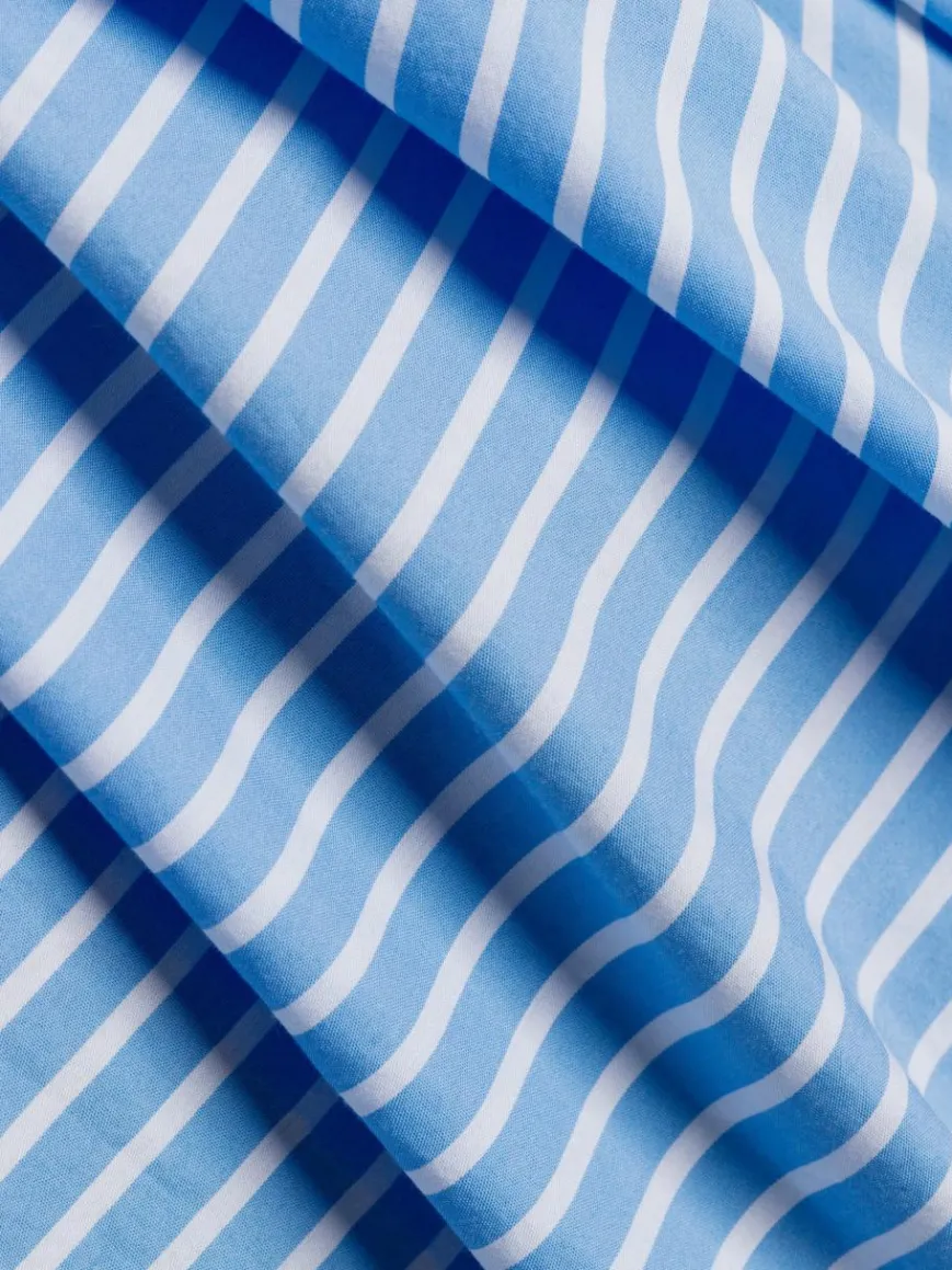 Marie Lund Blusen*Damen Hemdbluse hellblau weiß gestreift