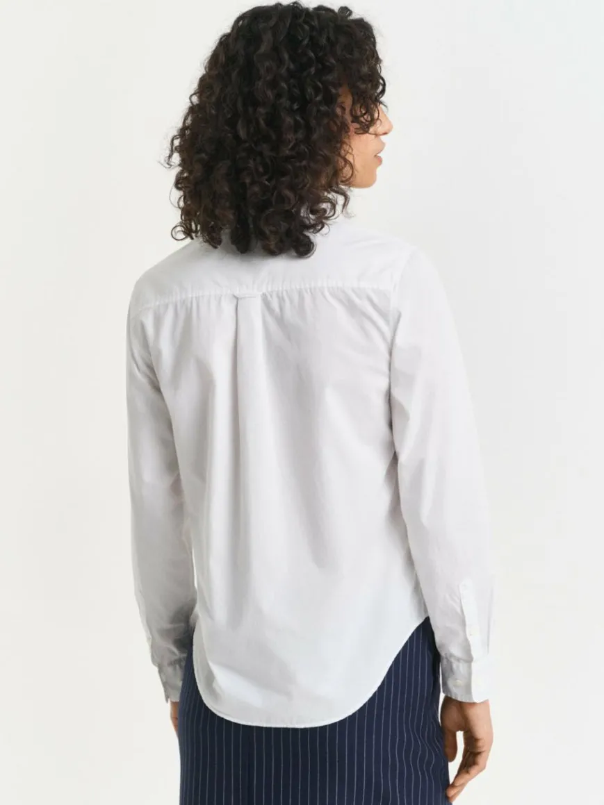 Gant Blusen*Damen Hemdbluse weiß uni