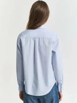 Gant Blusen*Damen Hemdbluse hellblau uni
