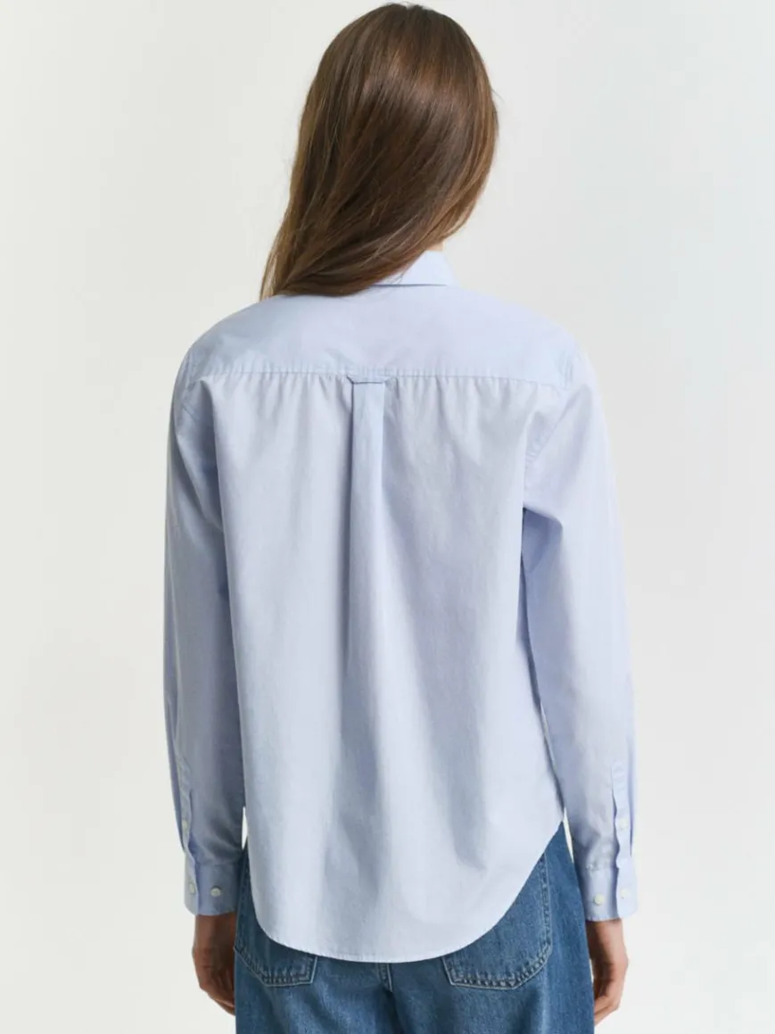 Gant Blusen*Damen Hemdbluse hellblau uni