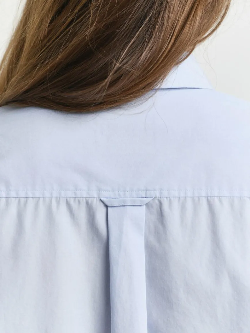 Gant Blusen*Damen Hemdbluse hellblau uni