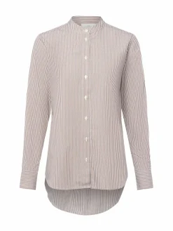 Fynch-Hatton Blusen*Damen Hemdbluse braun weiß gestreift