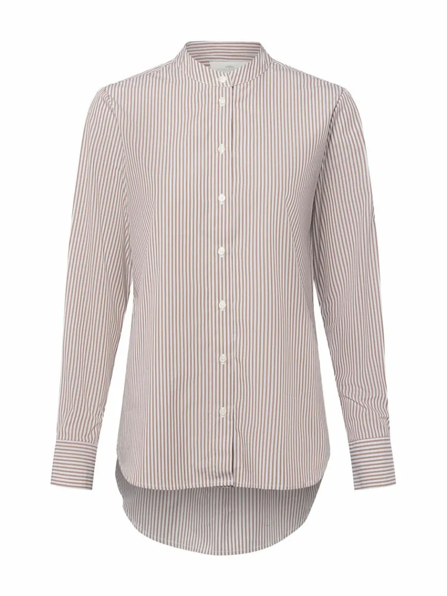 Fynch-Hatton Blusen*Damen Hemdbluse braun weiß gestreift