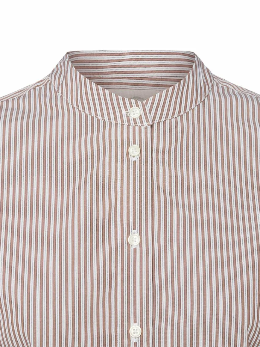 Fynch-Hatton Blusen*Damen Hemdbluse braun weiß gestreift