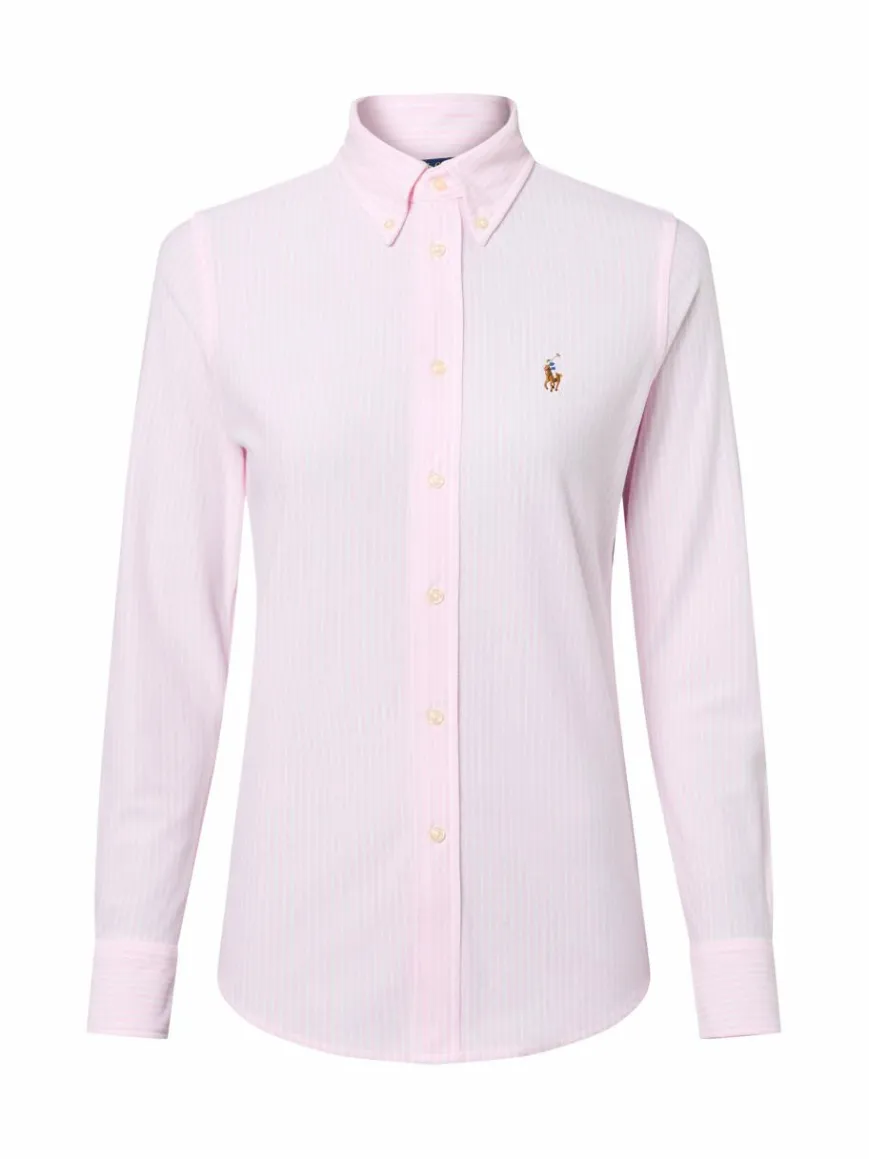 Polo Ralph Lauren Blusen*Damen Hemdbluse rosa weiß gestreift